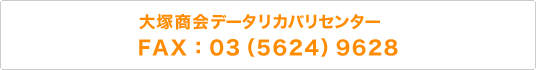 大塚商会データリカバリセンター FAX:03(5624)9628 大塚商会データリカバリセンター FAX:03(5624)9628