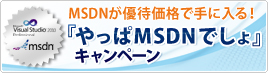 MSDN���D�҉��i�Ŏ�ɓ���I�w�����MSDN�ł���x�L�����y�[��