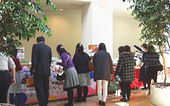 物産展の様子