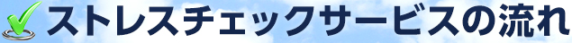 ストレスチェックサービスの流れ