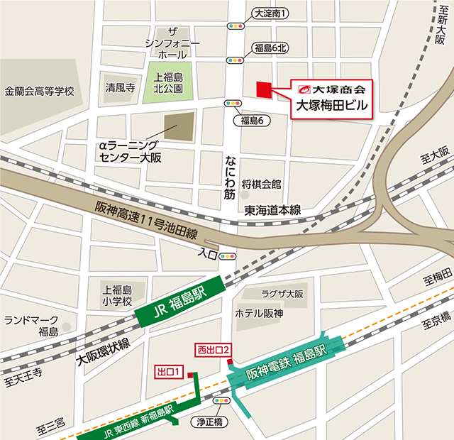 株式会社大塚商会　大阪北営業部(地図)