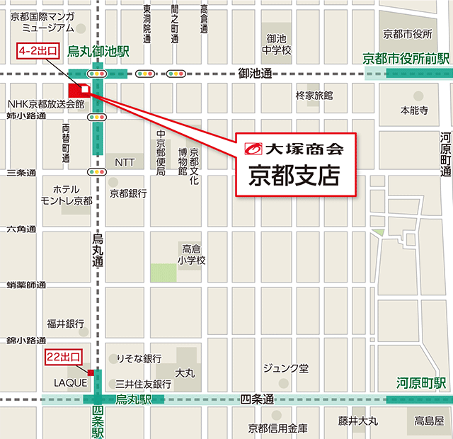 株式会社大塚商会　京都支店(地図)